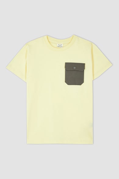 DeFacto Тениска с контрастен джоб на гърдите Момчета