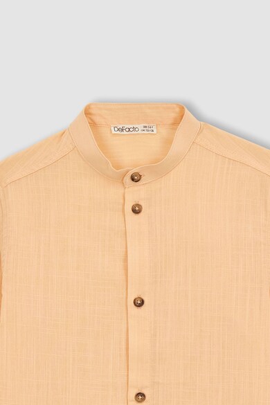 DeFacto Памучна риза с ниска овална яка Момчета