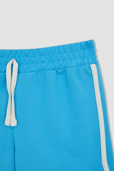 DeFacto Pantaloni scurti din amestec de bumbac cu banda elastica in talie Fete