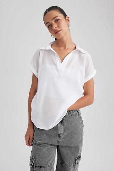 DeFacto Прозрачна блуза със свободна кройка Жени