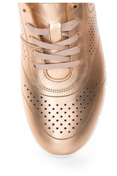 Bullboxer Pantofi sport auriu rose de piele cu detalii perforate Femei