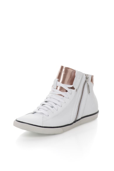 Diesel Pantofi sport mid-high de piele Beach Pit Femei