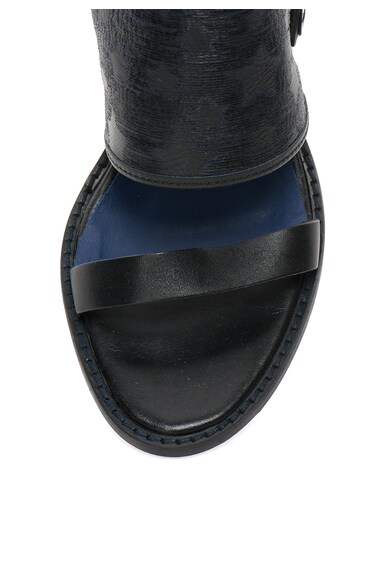 Diesel Sandale negru cu bleumarin de piele D Anys Femei