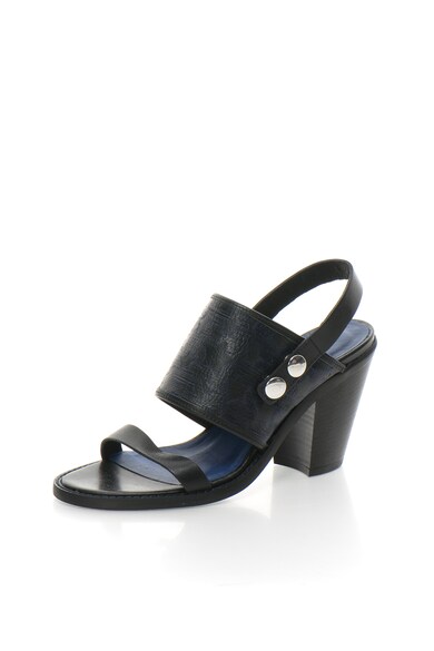 Diesel Sandale negru cu bleumarin de piele D Anys Femei