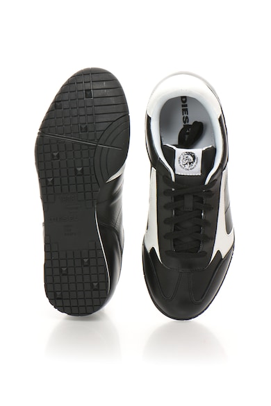 Diesel Pantofi sport negru cu alb de piele Actwyngs Barbati