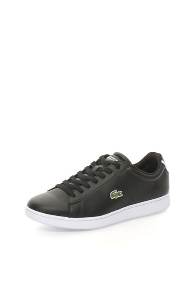 Lacoste Pantofi sport negri cu garnituri de piele Carnaby Barbati