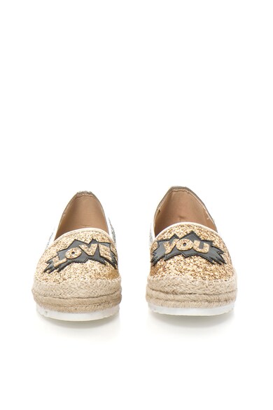 Oakoui Espadrile flatform stralucitoare Femei