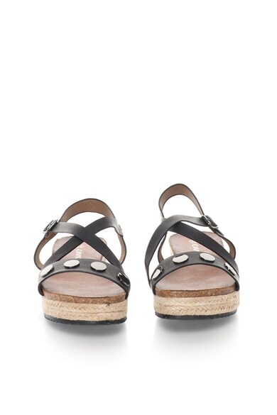 Oakoui Sandale flatform negre Bacardi Femei