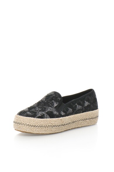 Oakoui Espadrile flatform cu paiete Femei