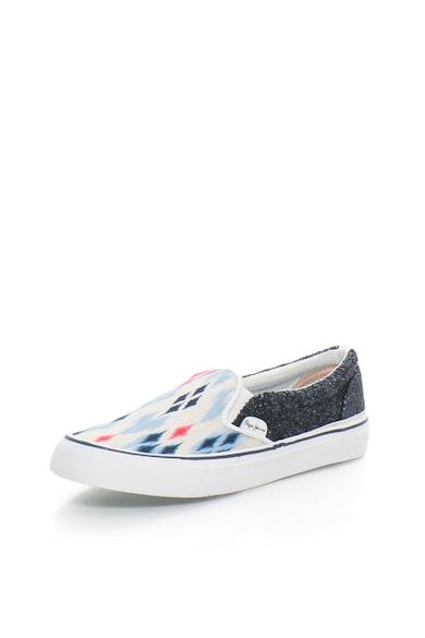 Pepe Jeans London Pantofi slip-on multicolori cu insertii stralucitoare Femei