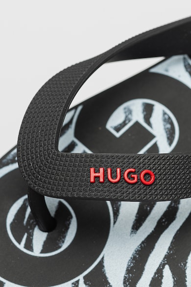 HUGO Arvel flip-flop papucs logós részletekkel női