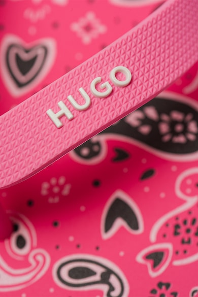 HUGO Papuci flip-flop cu detalii logo Arvel Femei