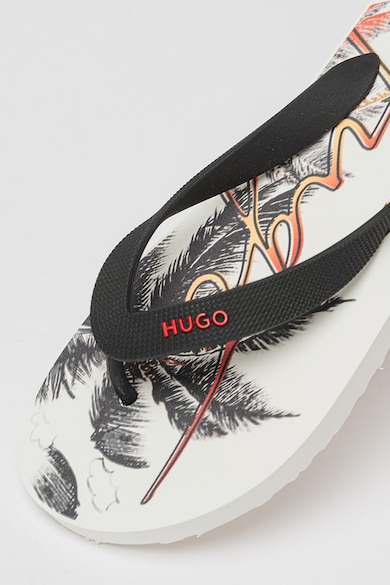 HUGO Arvel flip-flop papucs logós részletekkel férfi