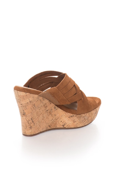 UGG Papuci wedge de piele intoarsa Marta Femei