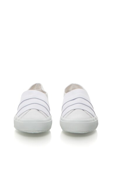 Superga Pantofi slip-on albi cu benzi elastice Femei