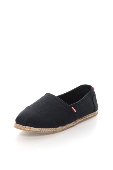 SUPERDRY Espadrile negre cu garnituri oranj Jetstream Barbati