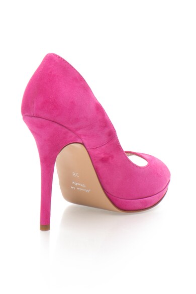 Zee Lane Collection Pantofi fucsia de piele intoarsa si cu varf decupat Femei