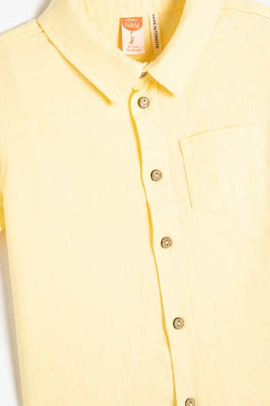 KOTON Риза с лен с преден джоб Момчета