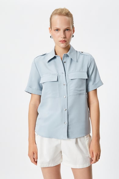 KOTON Риза с модал с джобове с капачета Жени