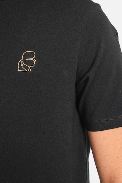 Karl Lagerfeld Kerek nyakú póló diszkrét logóval férfi