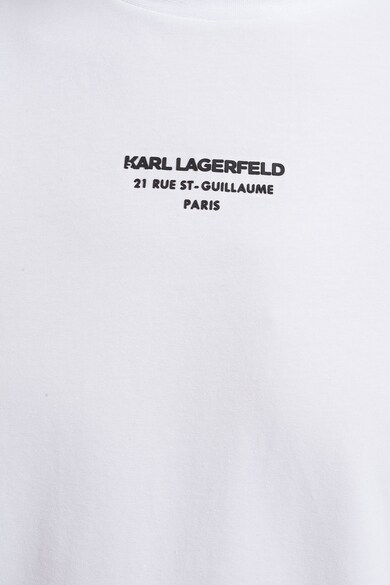 Karl Lagerfeld Kerek nyakú póló logós részlettel férfi