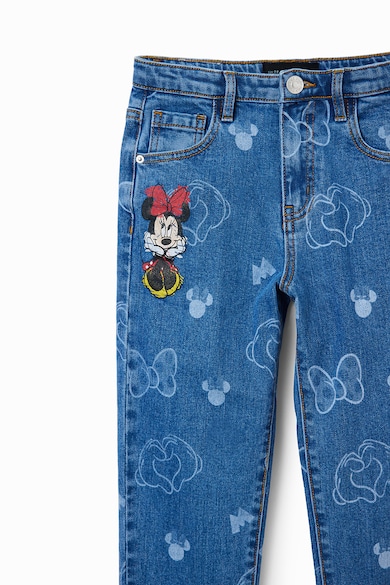 DESIGUAL Blugi cu imprimeu Minnie Mouse Fete