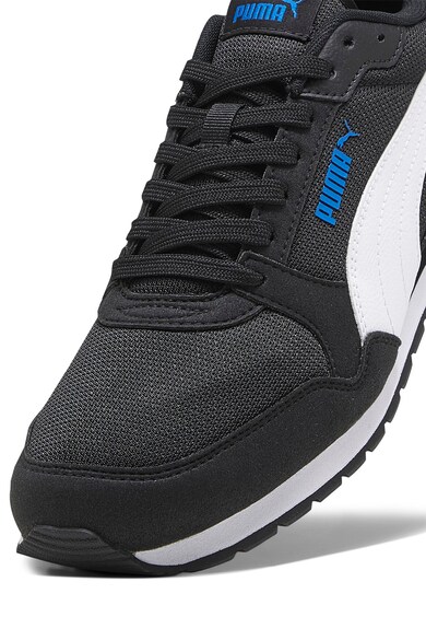 Puma Спортни обувки Runner от еко кожа с мрежести зони Мъже