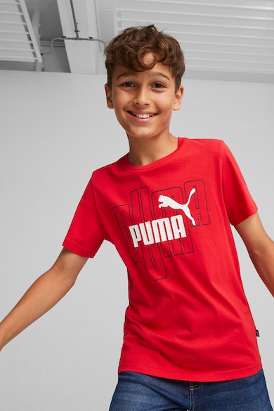 Puma Памучна тениска с лого Момчета