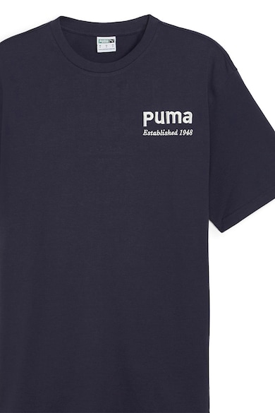 Puma Tricou de bumbac cu logo brodat Barbati