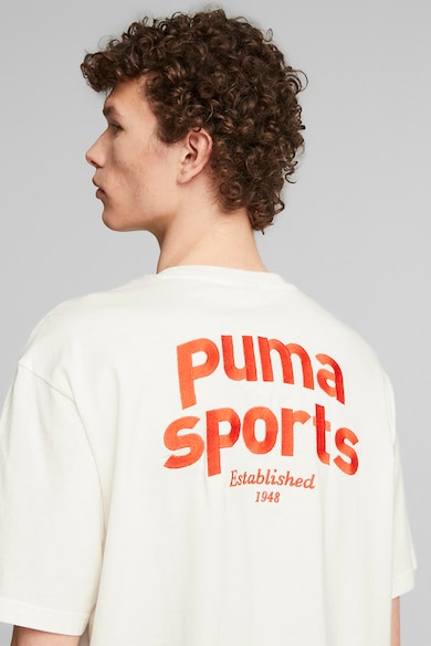 Puma Pamutpóló hímzett logóval férfi