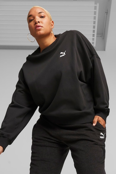 Puma Classics bő fazonú pulóver logós részlettel női