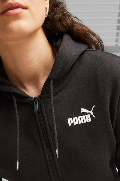 Puma Essential Tape cipzáros kapucnis pulóver logós részlettel női
