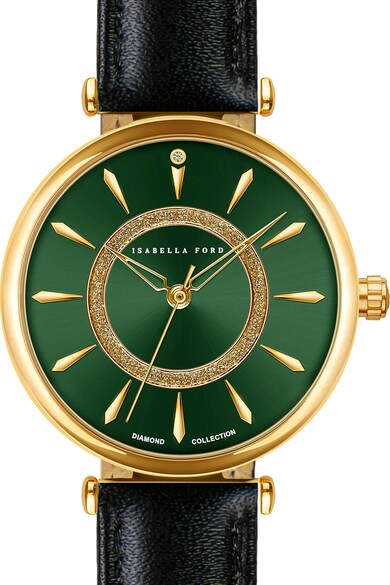 Isabella Ford Кварцов часовник с диаманта Жени