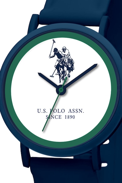 U.S. Polo Assn. Ceas unisex cu o curea de silicon Barbati