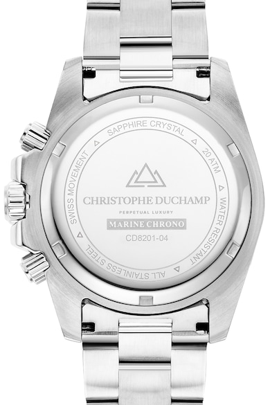 Christophe Duchamp Часовник от неръждаема стомана с хронограф Мъже