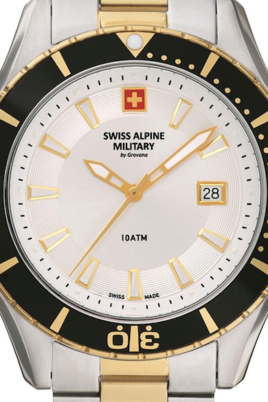 Swiss Alpine Military Két színárnyalatú svájci karóra férfi
