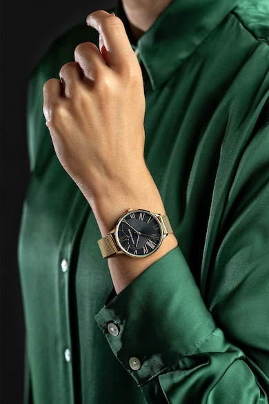 Marc Malone Кварцов часовник с лого Жени