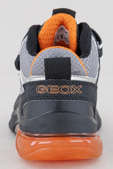 Geox Pantofi sport cu velcro si segmente sintetice Baieti