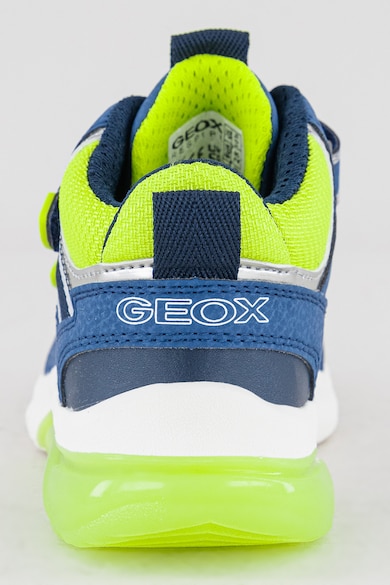 Geox Pantofi sport cu velcro si segmente sintetice Baieti
