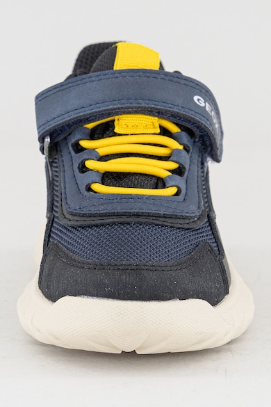 Geox Pantofi sport cu velcro si insertii din material textil Baieti