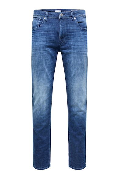 Selected Homme Blugi slim fit cu aspect decolorat Barbati