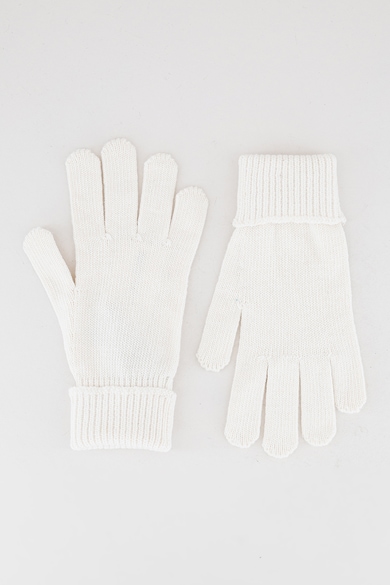 Karl Lagerfeld Плетени ръкавици K/Hotel с лого Жени