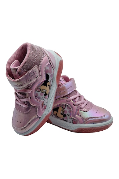 Walt Disney Спортни обувки с шарка на Minnie Mouse и велкро Момичета