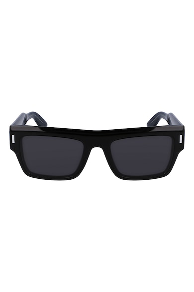 CALVIN KLEIN Унисекс правоъгълни слънчеви очила с лого Мъже