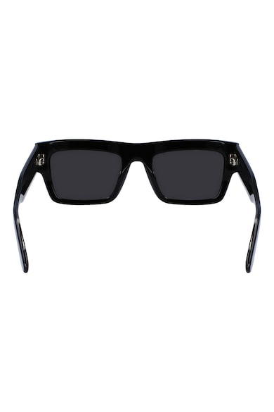CALVIN KLEIN Унисекс правоъгълни слънчеви очила с лого Мъже