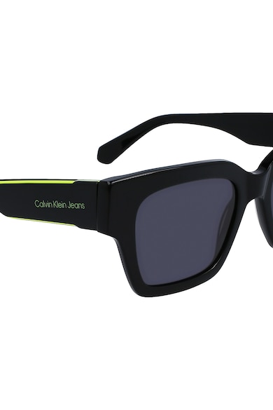 CALVIN KLEIN JEANS Унисекс правоъгълни слънчеви очила с лого Жени