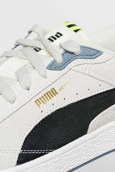 Puma Унисекс велурени спортни обувки Bloc с контрастно лого Мъже