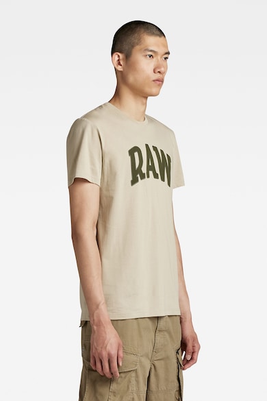 G-Star RAW Normál fazonú organikuspamut póló logómintával férfi