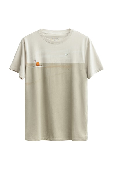 KAFT Унисекс памучна тениска с овално деколте Мъже