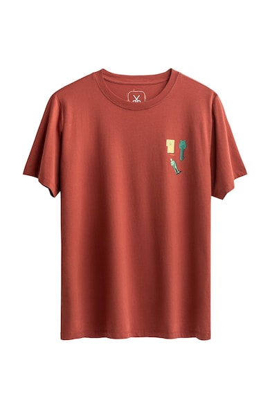 KAFT Унисекс памучна тениска с щампа Мъже